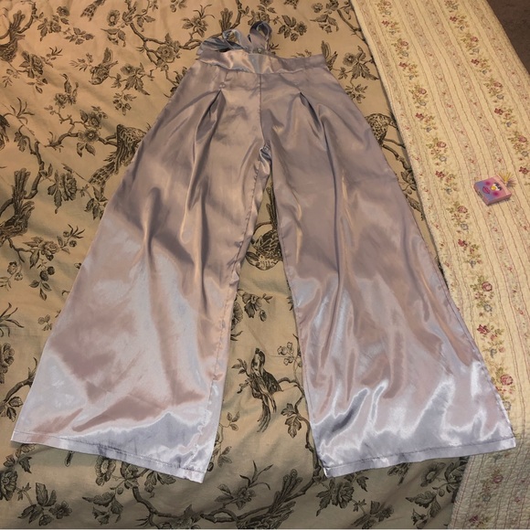 Vintage Silky Bell Bottom Pants - Picture 10 of 15